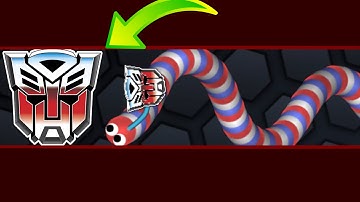Slither.io - New Skin Transformers In Slitherio | New Custom Skin