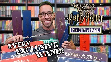 I PURCHASED EVERY WAND | Epic Universe Wizarding World of Harry Potter | Cosme Acajor