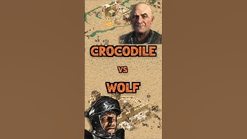 Crocodile vs Wolf | Stronghold Crusader: DE #strongholdcrusader #gameplay #rts #fireflystudios