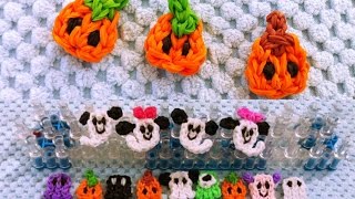 ハロウィンのかぼちゃ飾りやおばけミッキーのレインボールームでの編み方作り方