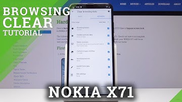 How Clear Browser in NOKIA X71 - Erase Browser Data