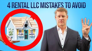 Don't Do This With your Rental LLC  4 Critical LLC Real Estate Investor Mistakes