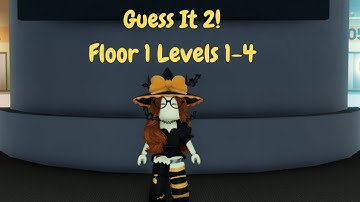 Roblox: Guess It 2! Floor 1  Levels 1 - 4 (Part 1) Furniture, Faces, Disney Movies & Anime Shows
