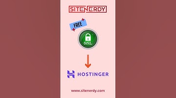 How to Add FREE SSL in Hostinger within 15 seconds?