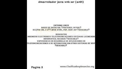 desarrollador java web ssr (an01) fecha: 2 de diciembre de 2011
