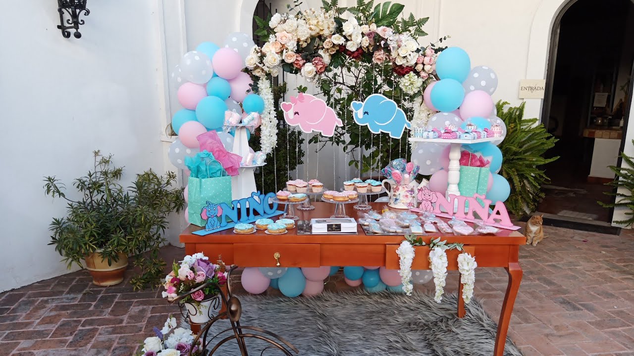 Mesa De Postres Para Revelacion De Sexo De Bebe Youtube Mesa De Postres Para Revelacion De Sexo De Bebe Youtube