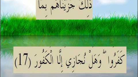 القران الكريم سورة سبأ الأية 17.wmv