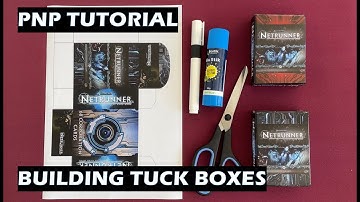 PNP Tutorial Building Tuck Boxes