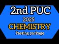 2nd PUC 2025 CHEMISTRY passing package