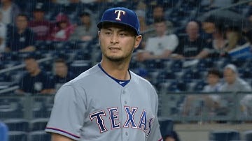 TEX@NYY: Darvish fans 10 over seven scoreless frames