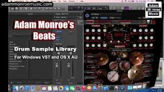 Drum VST AU Sample Library Plugin - Adam Monroe&#39;s Beats
