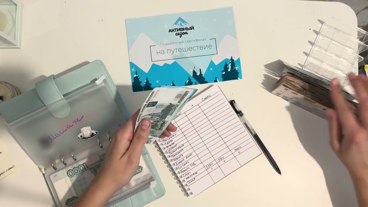 Последнее распределение февраля | Сумма 11600₽ | потратила все деньги с накоплений 