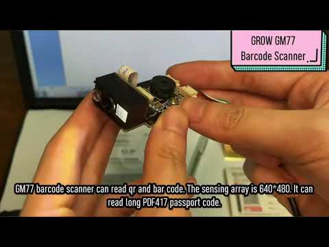 GROW GM77 DC5V USB UART Interface 1D 2D Bar Code Qr Code Scanner Module Reader Passport Code Readble