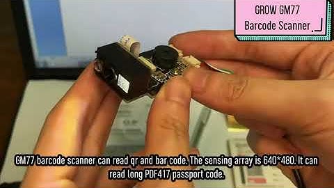 GROW GM77 DC5V USB UART Interface 1D 2D Bar Code Qr Code Scanner Module Reader Passport Code Readble