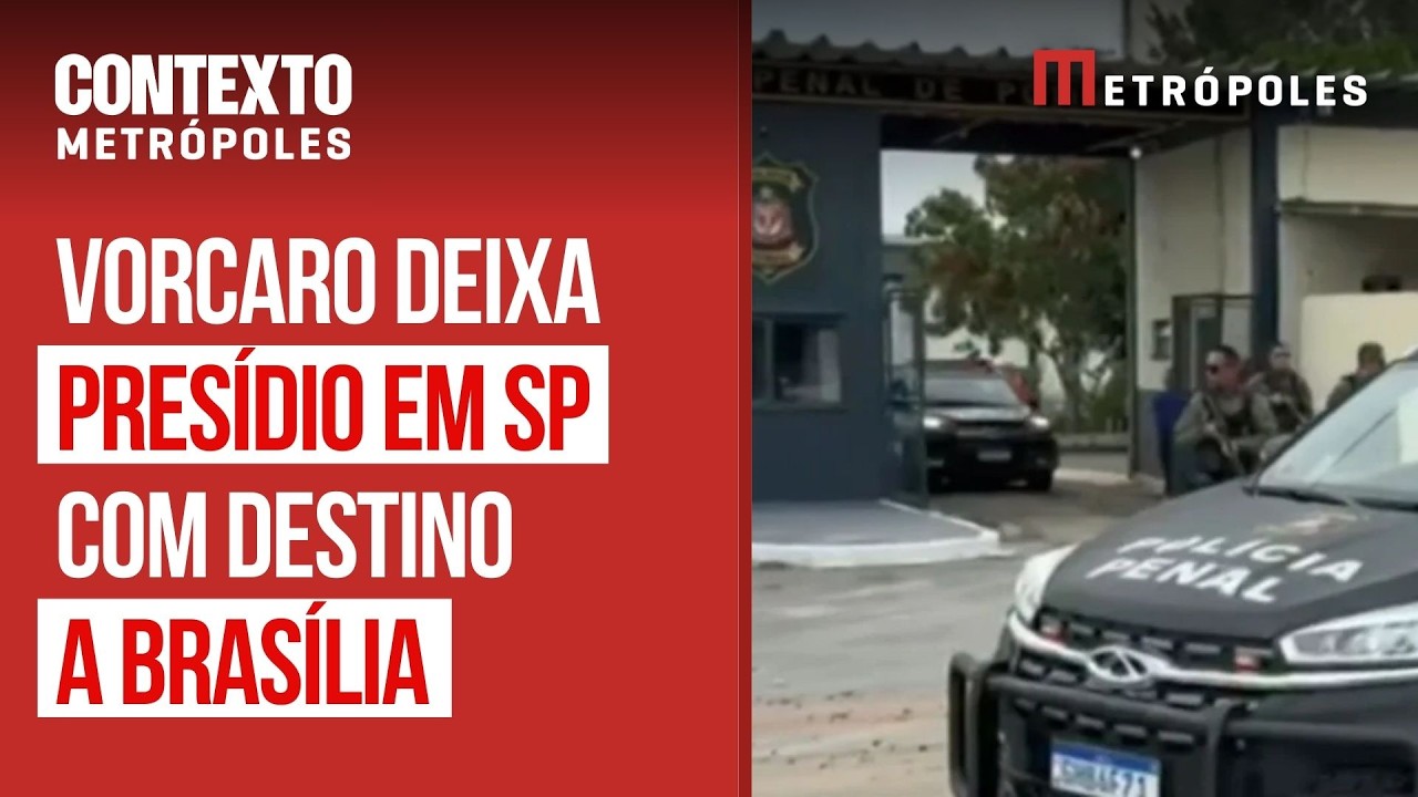 Vorcaro deixa presídio em SP e segue para unidade federal em Brasília