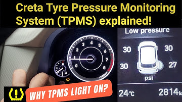 Creta TPMS | Tyre pressure Monitoring System | Remove TPMS warning
