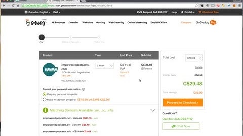 EmpoweredPodcasts Domain Registration Part 2 (raw no audio)