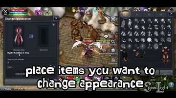 How To Change your Set Appearance | Cabal M Ph