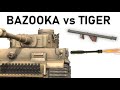 Bazooka vs tiger  shaped charge simulation  m6a3 heat rocket