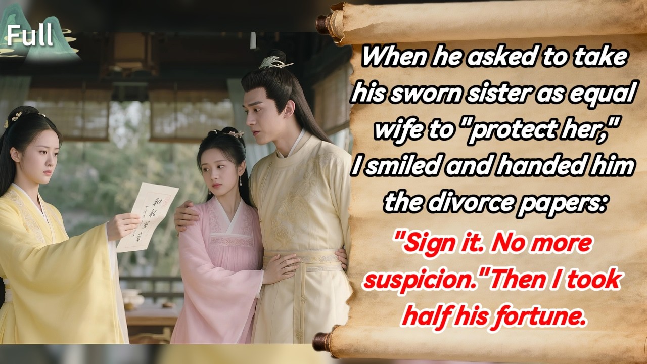 When he asked to take his sworn sister as equal wife,I smiled and handed him the divorce papers...