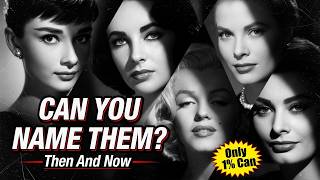 Vintage Hollywood Then And Now – How Many Famous Faces Do You Remember?