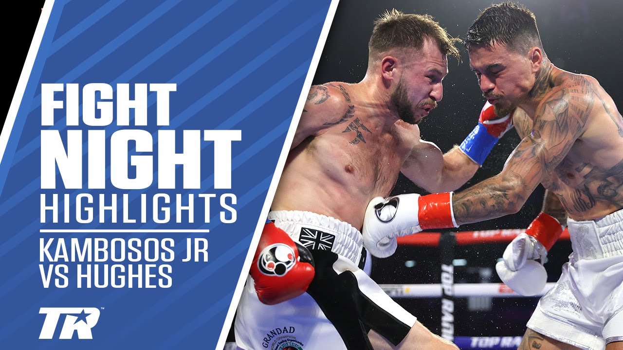 George Kambosos Jr Edges Maxi Hughes in Close Fight FIGHT HIGHLIGHTS
