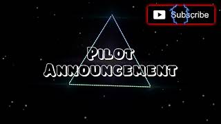 Pilot Announcement Sound Effect ∆ Free Download ∆ Copyright Free ∆  Direct Download Link