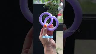 预算有限，种水颜色只能二选一？这手满紫手镯，希种水色全给你包圆咯！
