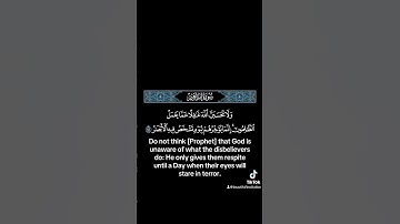 ولا تحسبن الله غافلا عما يعمل الظالمون #القارئ #الشيخ #ماهر_المعيقلي #راحة_نفسية #quran