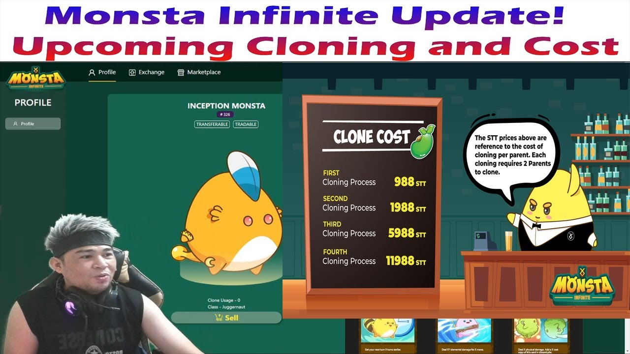 MONSTA INFINITE UPDATE: CLONING COST