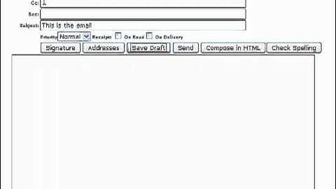 WEB-SET.COM: How to send a mail with the web mail