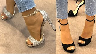 Luxury HIGH HEEL SHOW Jimmy Choos - UNBOXING, REVIEW & TRY ON