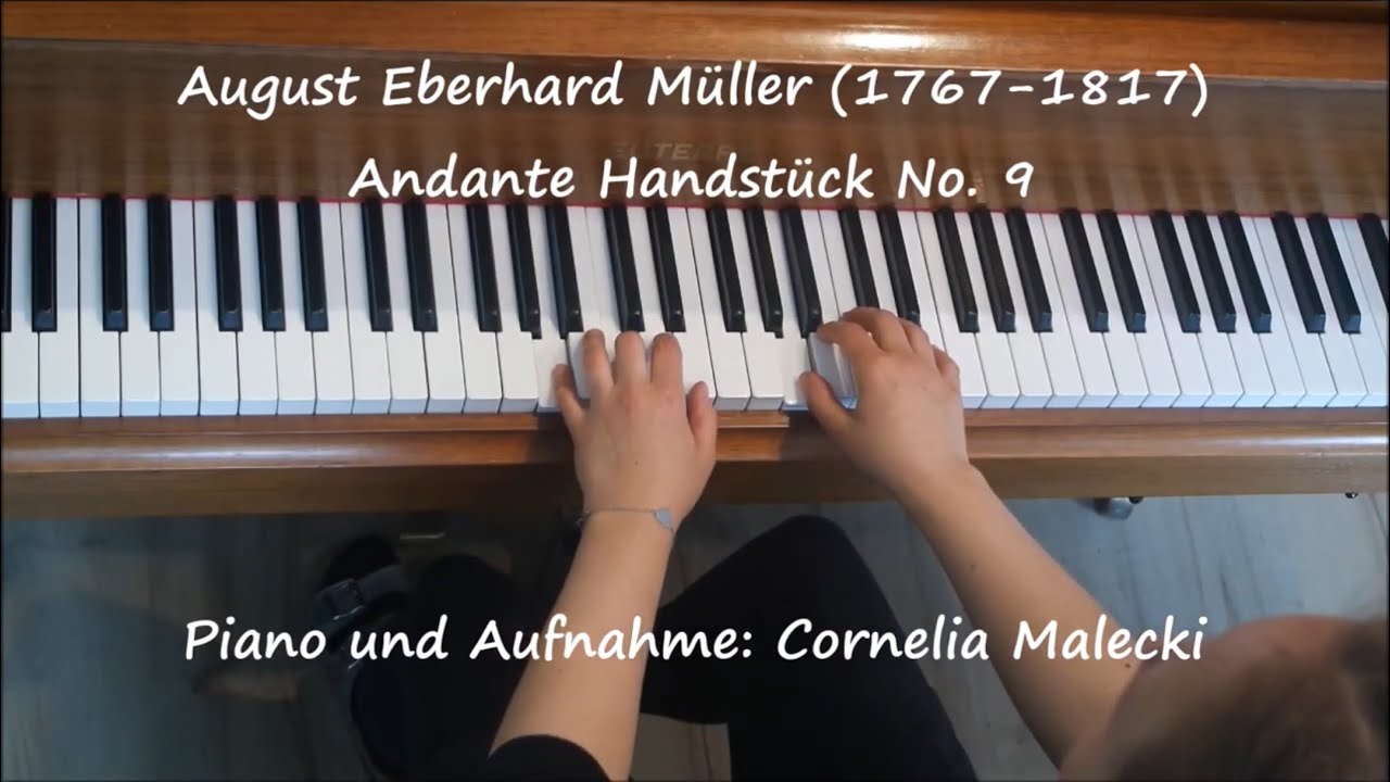 August Eberhard Müller: Andante Handstück No. 9