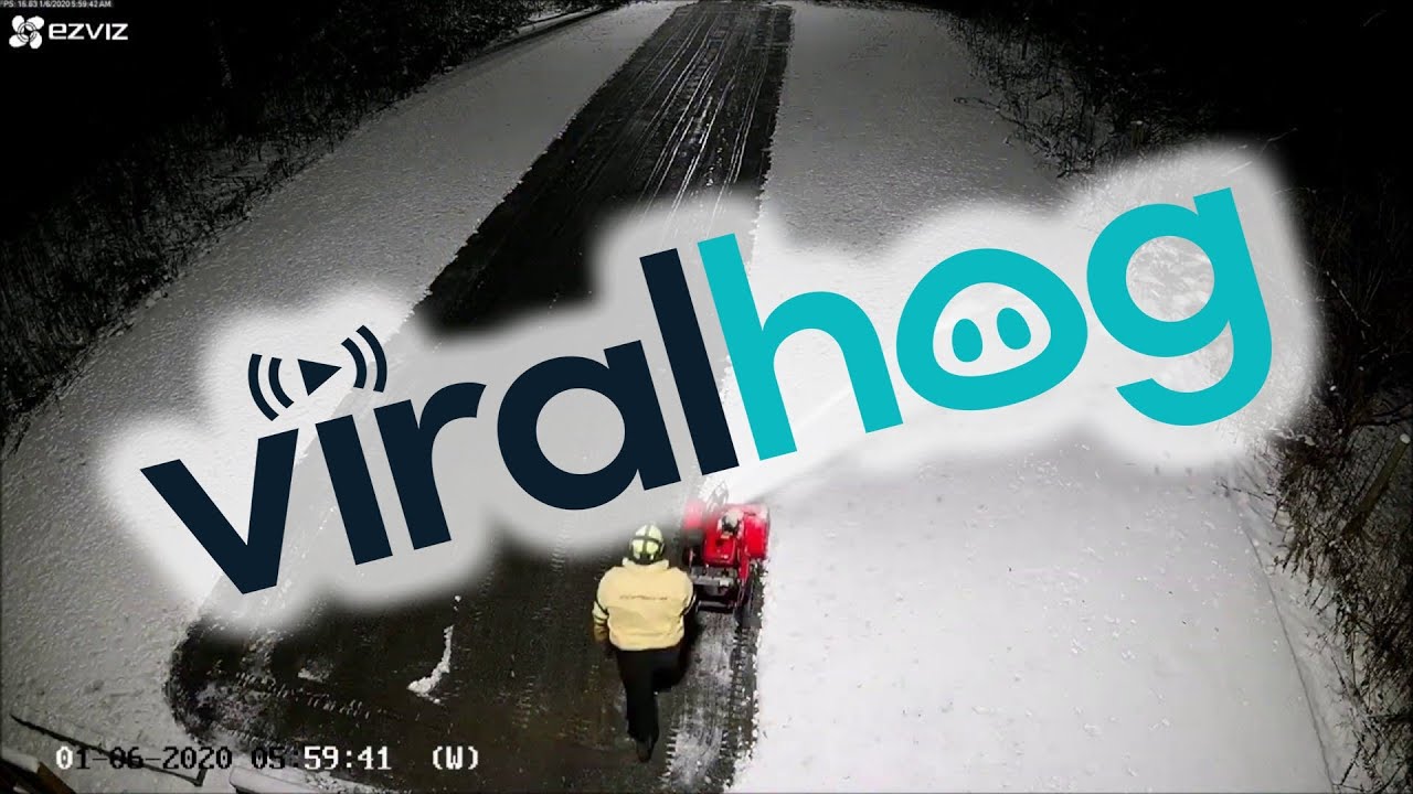 Snow Removal Time Lapse || Viralhog - YouTube