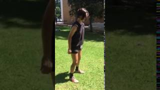 AFL Training - Drop Squat + Stick Landing