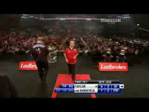 PDC World Championship Darts 2009 Final - Taylor v Barneveld - Last Leg T19 D12