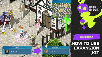 [TUTORIAL] HOW TO USE EXPANSION KIT FOR BAG AND CARD || ADD EXTRA 6 SLOT !! || DIGIMON RPG ONLINE