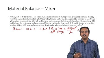 Material Balance Calculations for Single Units Without Reactions - Part 1#swayamprabha #ch31sp