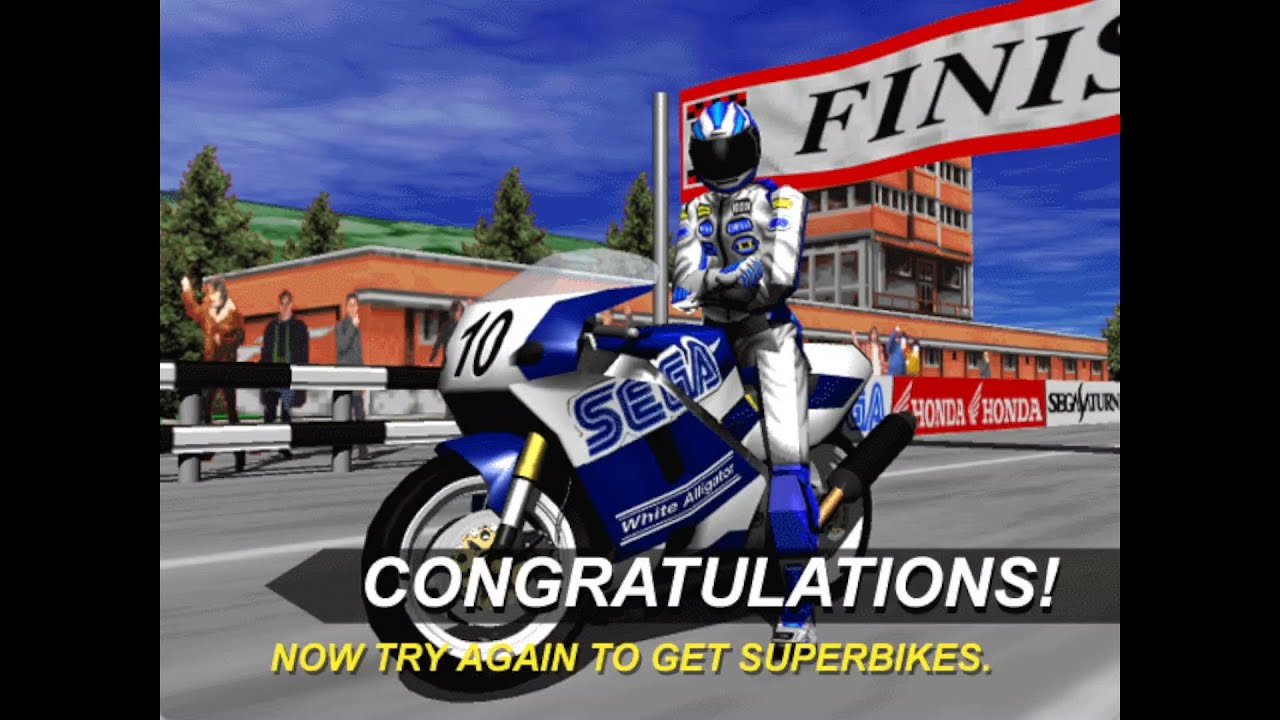 SEGA Manx TT Superbike Challenge Complete! 🏁 Now… “Get the Superbikes”! #LevelUpWithEmre