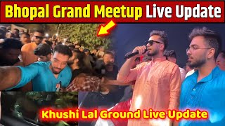 Elvish Yadav Bhopal Meetup New Update, Meetup Vlog | Time Live Video Khushi Lal Ground