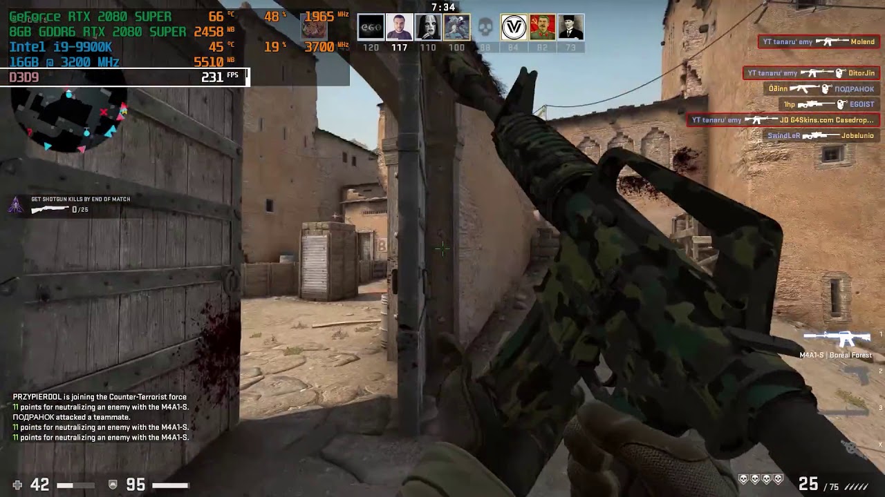 PC Gaming Cerberus III - CS GO Gameplay & FPS - YouTube