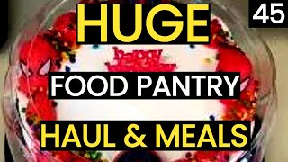 Food Pantry Haul & Food Bank Haul! Frugal Living & Minimalism Vlog Frugal  Food Pantry Meal  Meal