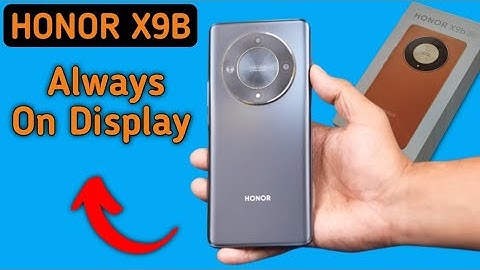 Always On Display Honor x9b || How to enable Always On Display Honor x9b