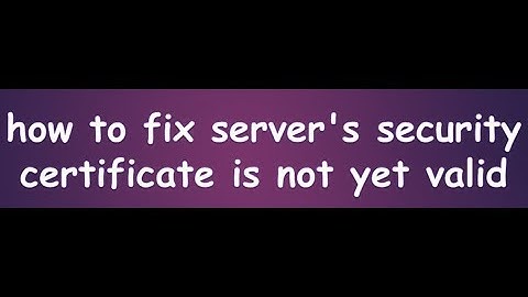 how to fix server