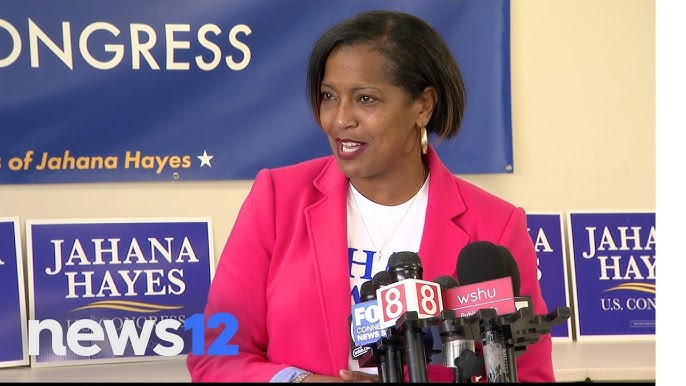 U.S. Rep. Jahana Hayes elected to historic fourth term | News 12 - YouTube