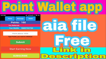Point wallet app aia file free with downloading link