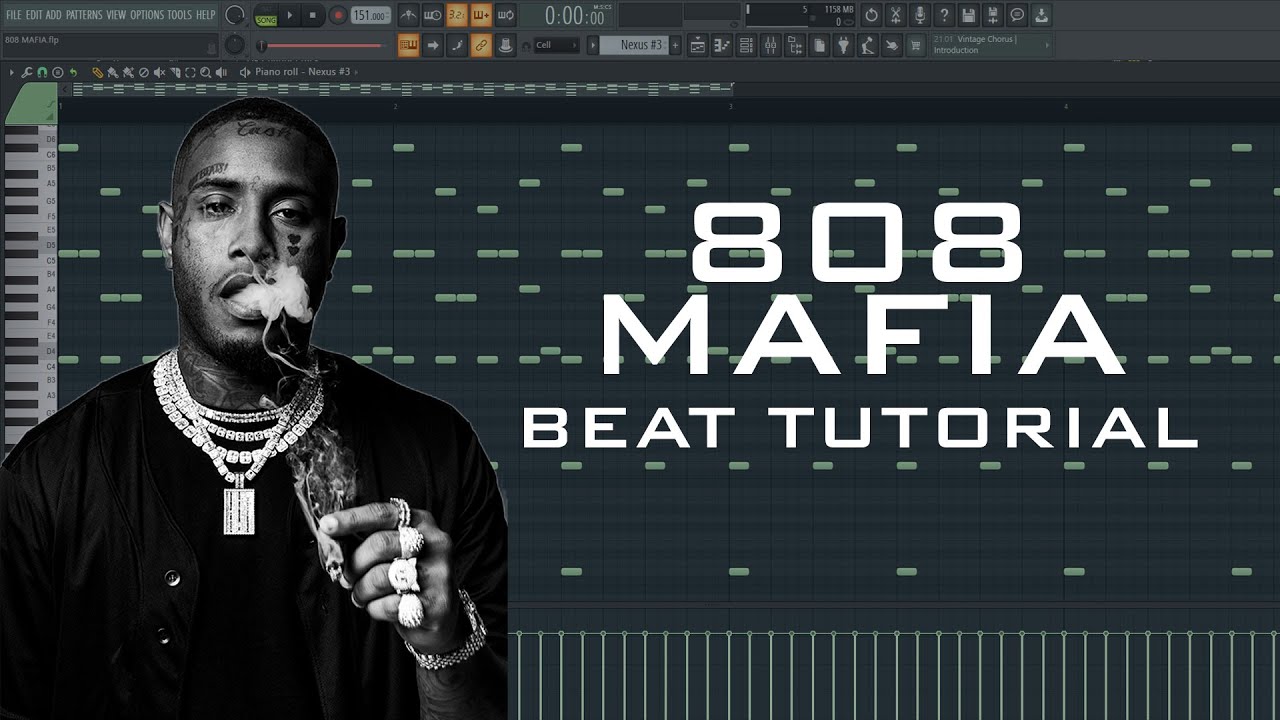 How to make a Southside 808 Mafia Type Beat in Fl Studio in 10 Minutes ...