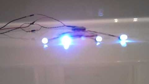 1:10 Wig-wag 4 White head lights with 5mm LEDS