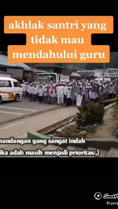 Akhlak Para Santri kepada Guru