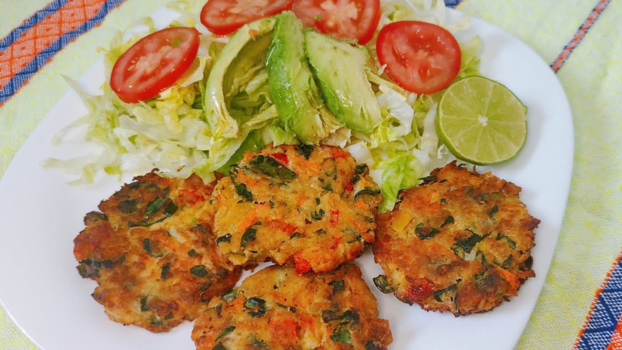 Tortitas de avena con verduras económicas, Divergente Cocina